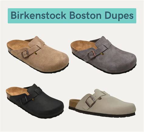 boston shoes dupes|birkenstock boston clog dupes.